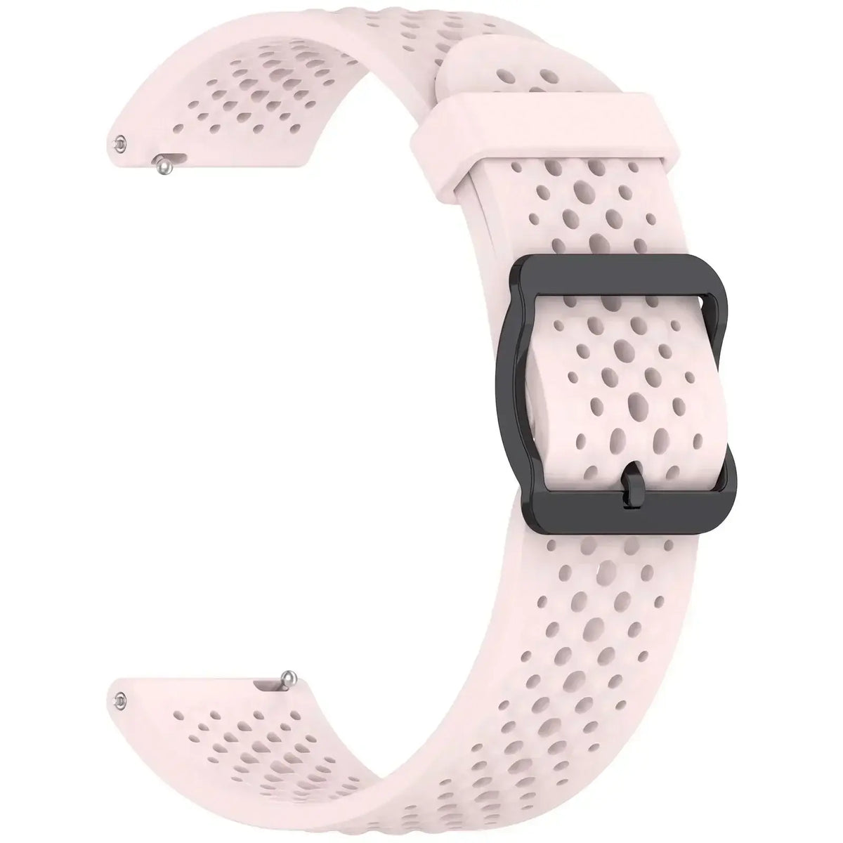 Perforated Silicone Buckle Band for Amazfit – Light Pink