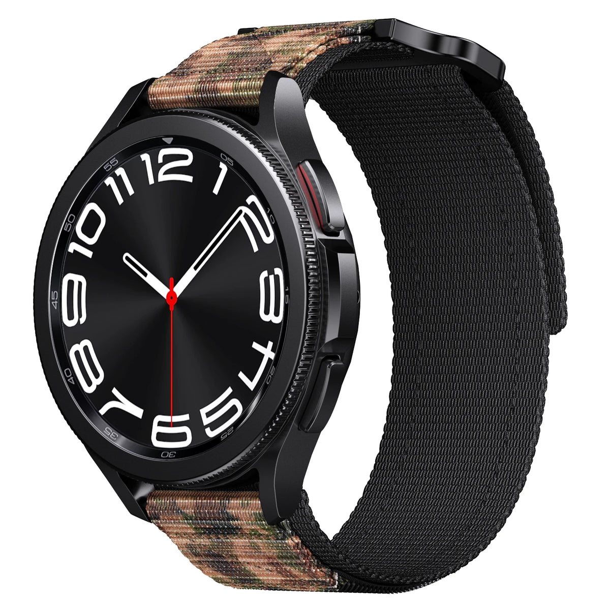 Camouflage-accent nylon strap on watch for COROS – BandsCo Straps
