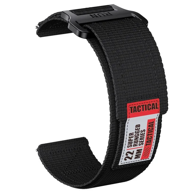 COROS Tactical Nylon Sport Loop Watch Band - Black