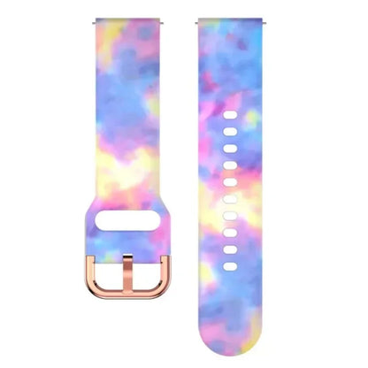 Garmin Printed Silicone Band in Cotton Candy
