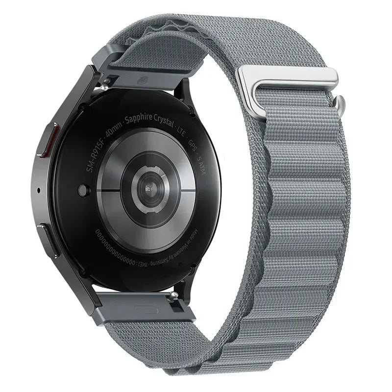 Polar Alpine-Style Nylon Loop Band — Gray
