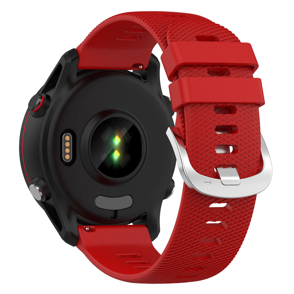 Motorola Moto Textured Silicone Buckle Band — Red