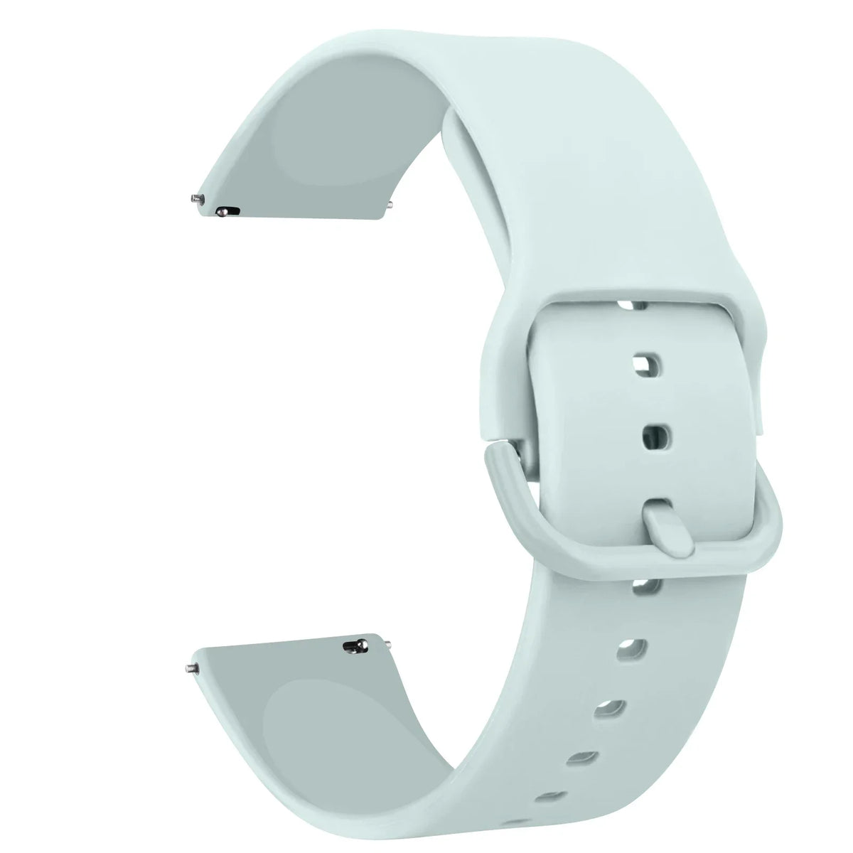 OnePlus Watch Band Silicone Strap Sport Replacement Wristband Accessory in light gray silicone.