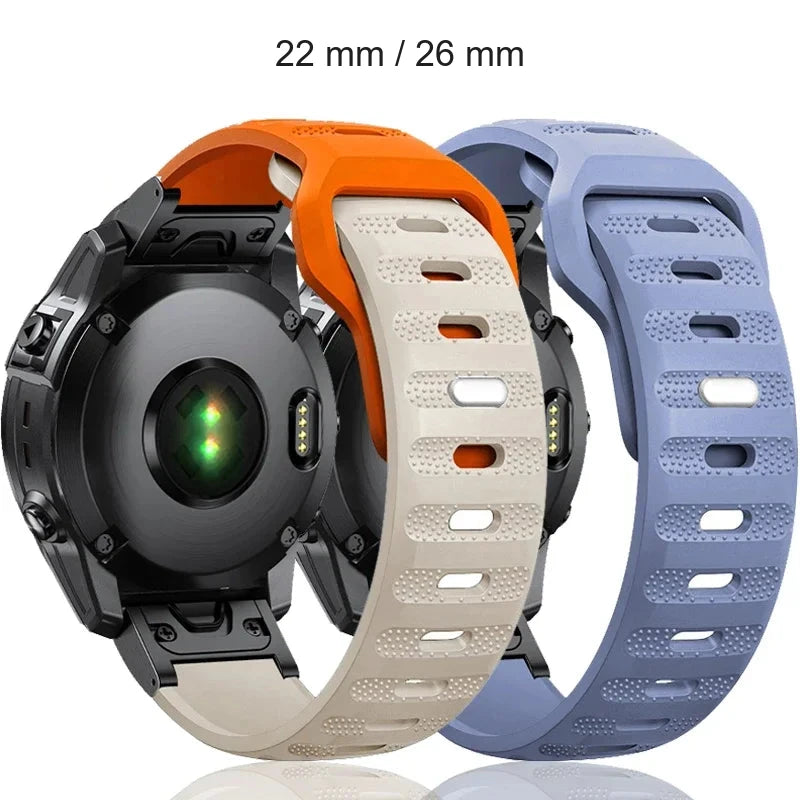 Garmin QuickFit 22/26mm Lightweight Soft Silicone Band