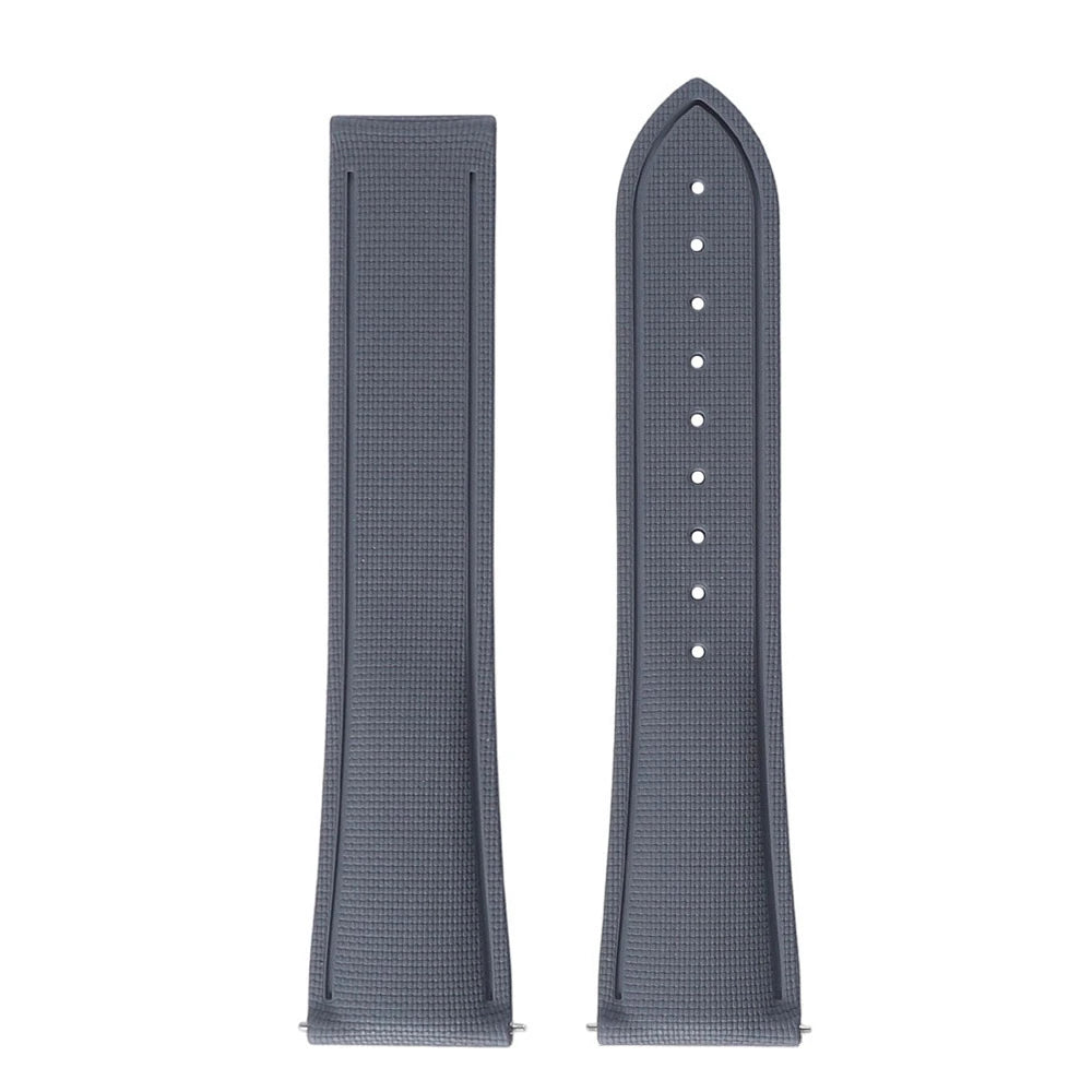 Garmin Sailcloth-Texture FKM Rubber Band in Gray, strap only