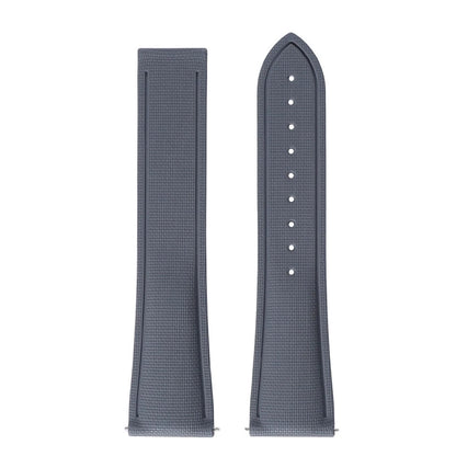 Garmin Sailcloth-Texture FKM Rubber Band in Gray, strap only