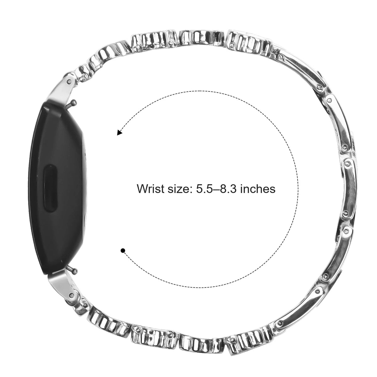 Fitbit Inspire 2, Inspire HR and Ace 3 Clover Link Bracelet Band — band detail