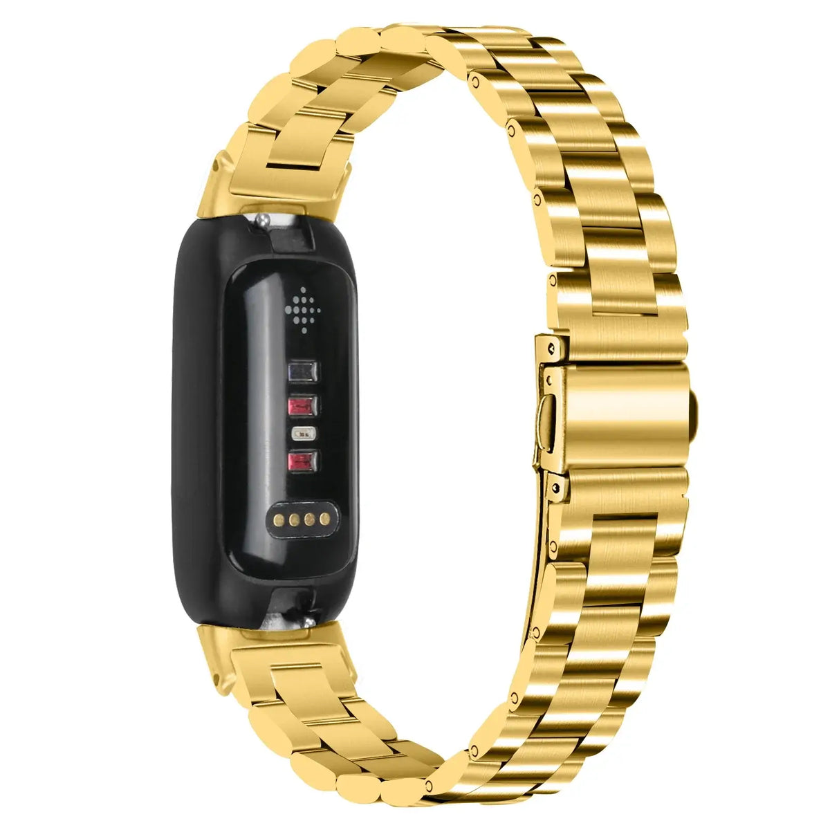 Fitbit Inspire 3 Stainless Steel Three-Link Band - Gold