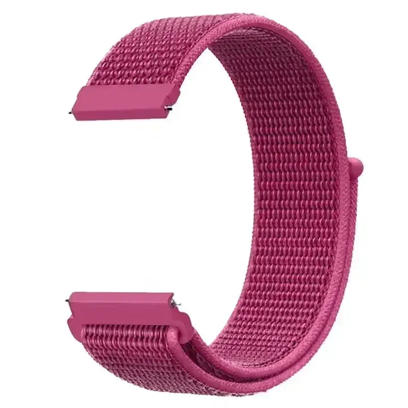Amazfit Woven Nylon Hook-and-Loop Band — Magenta