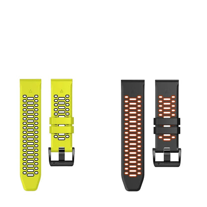 Garmin QuickFit 22/26mm Breathable Two-Tone Silicone Band — product view