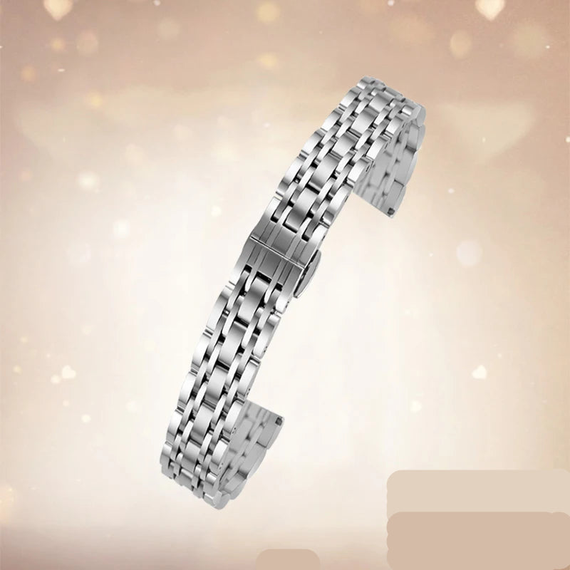 Garmin Lily 2 Women's Stainless Steel Bracelet in Silver, fine link style