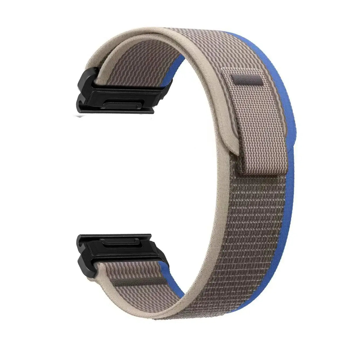 Garmin QuickFit Nylon Hook-and-Loop Band in Gray / Blue