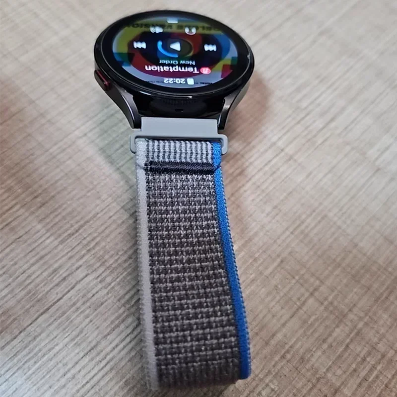 OnePlus Smartwatch Nylon Loop Band Replacement Strap Sport Adjustable with soft elastic fabric and adjustable fit.