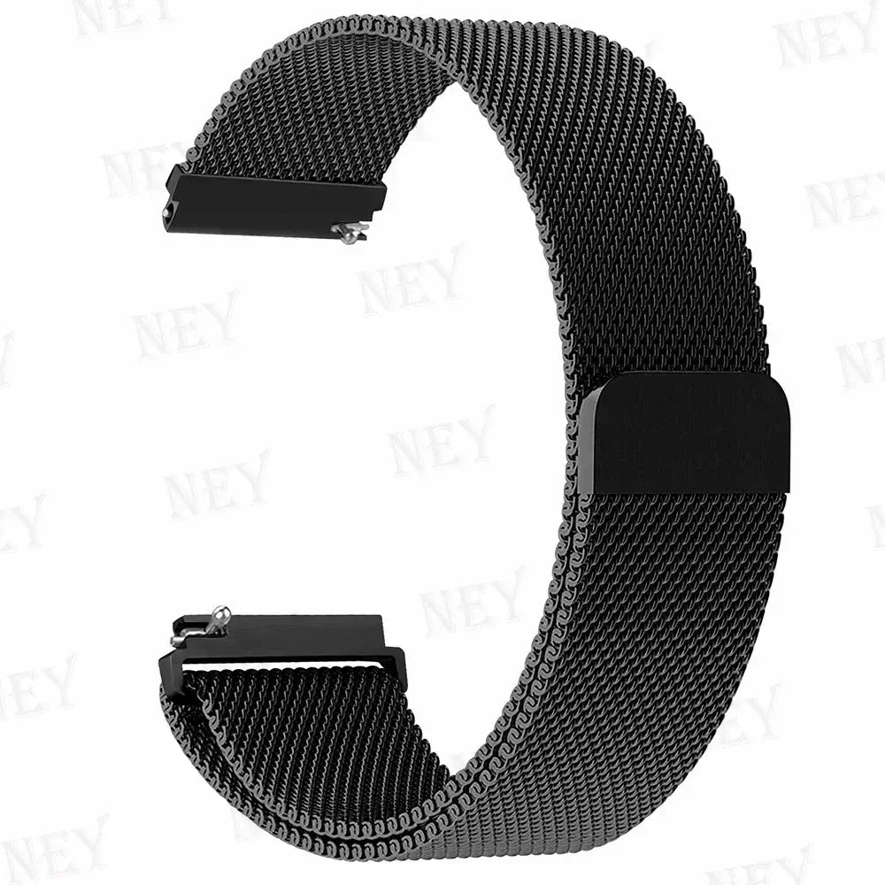 Amazfit Stainless Steel Milanese Mesh Band — Black
