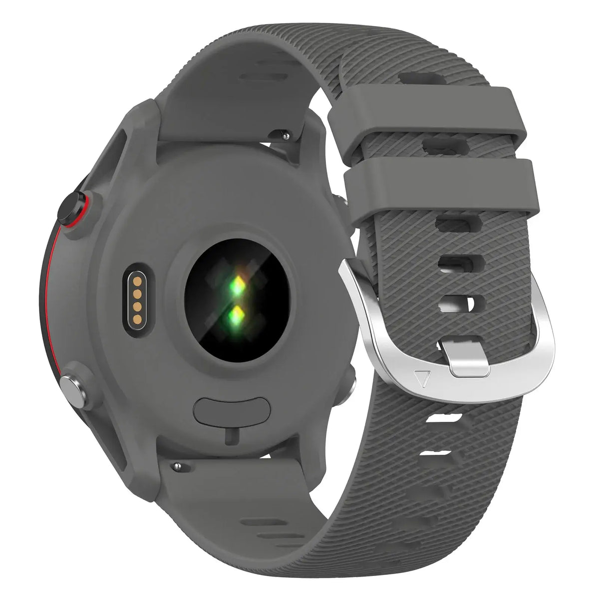 Amazfit Textured Silicone Buckle Band — Dark Gray