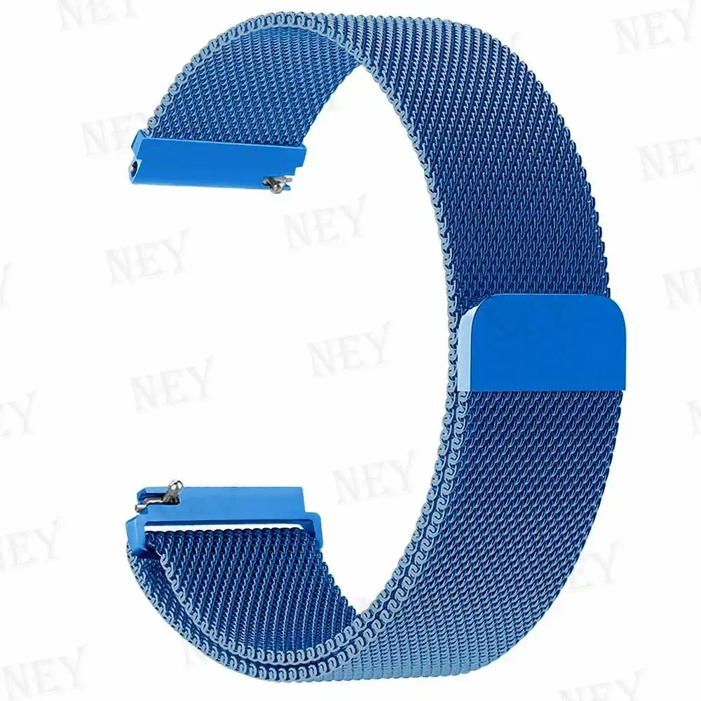 Amazfit Stainless Steel Milanese Mesh Band — Sky Blue