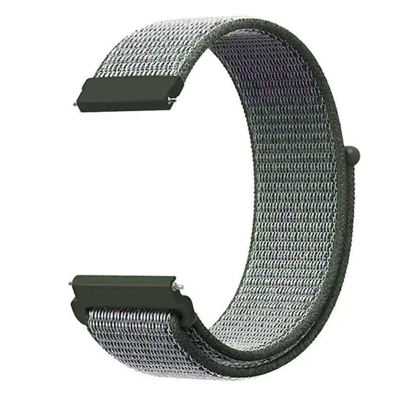 Polar Woven Nylon Hook-and-Loop Band – Gray / Olive