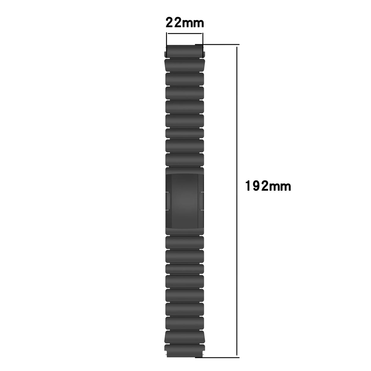 Google Pixel Watch 5, 4 and 3 45mm Titanium and Silicone Link Band — product view
