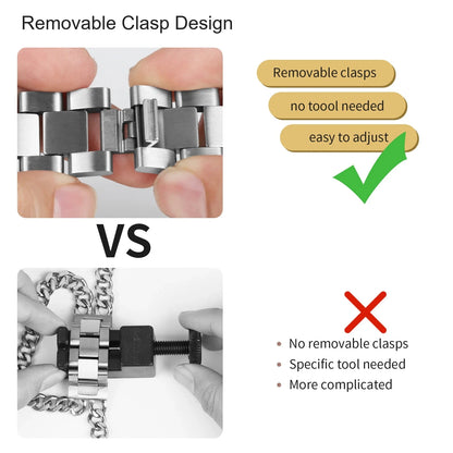 Fitbit Inspire 2, Inspire HR and Ace 3 Double Chain Bracelet Band — band detail