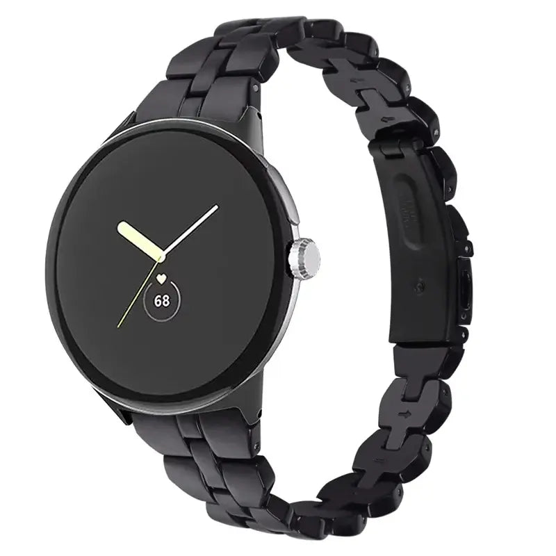 Resin Link Google Pixel Watch Bracelet in Black