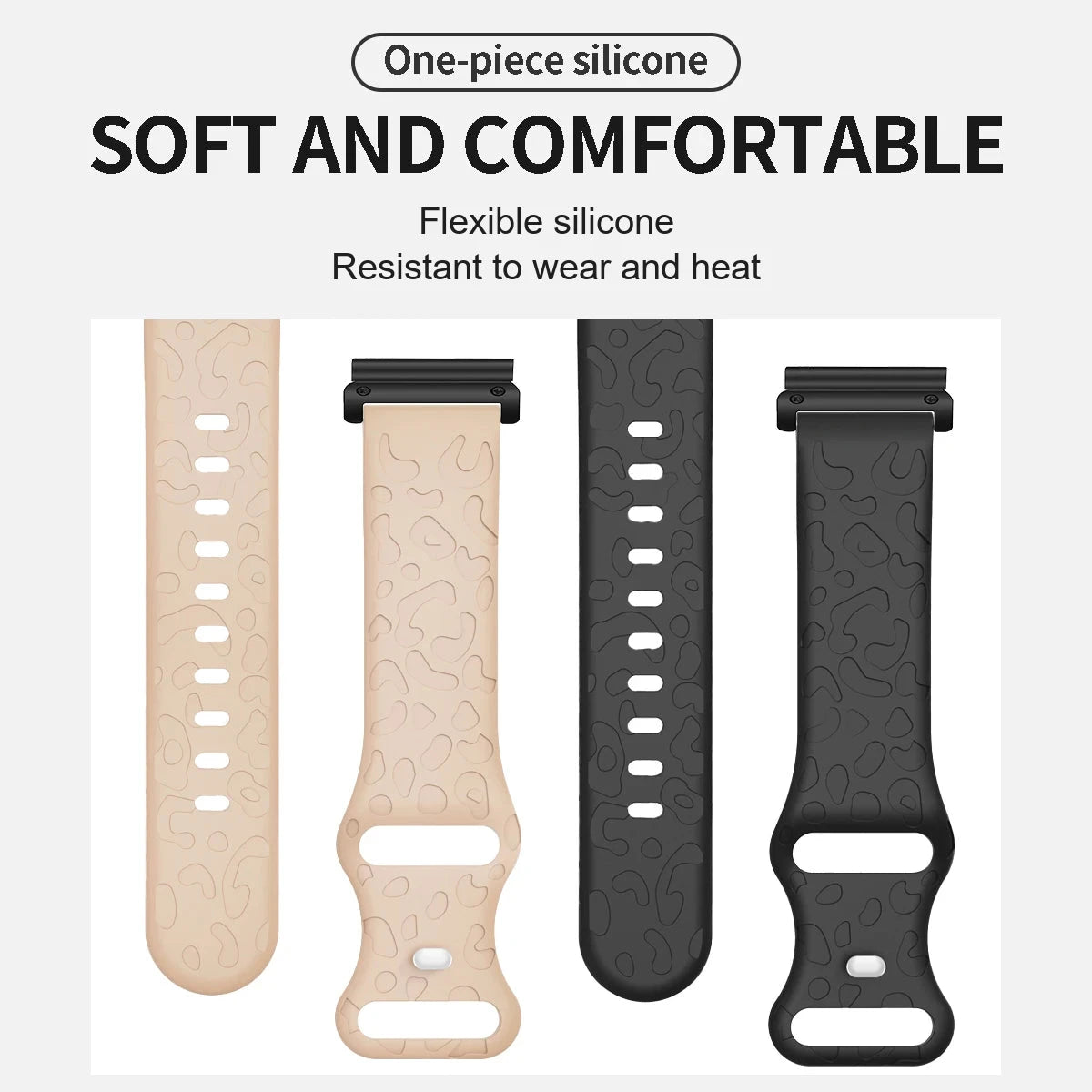 Garmin QuickFit 22/26mm Embossed Silicone Band with Tuck Closure — material detail