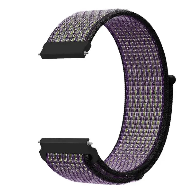 Amazfit Adjustable Nylon Sport Loop Band — Purple / Multicolor Mix