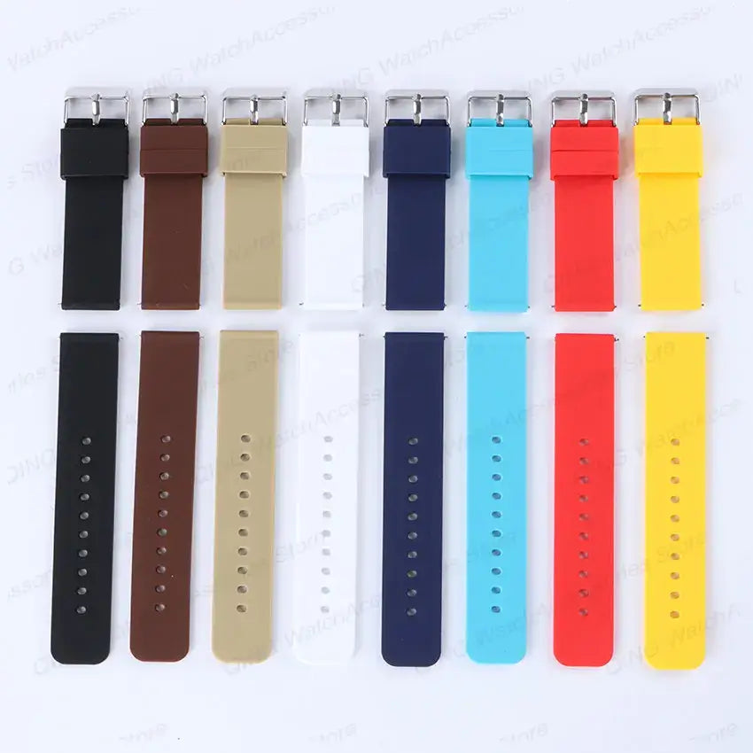 Silicone strap color selection