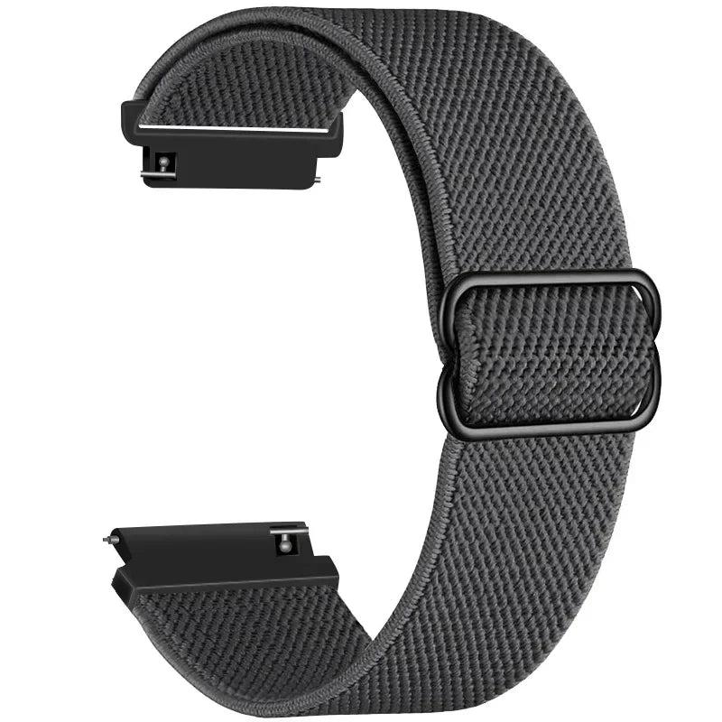 Polar Nylon Loop Band with Adjustable Slider — Dark Gray