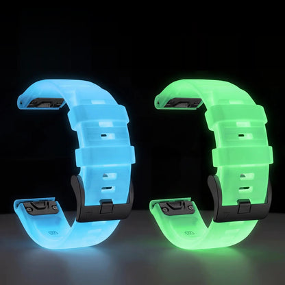 Garmin QuickFit 22/26mm Glow-in-the-Dark Silicone Band