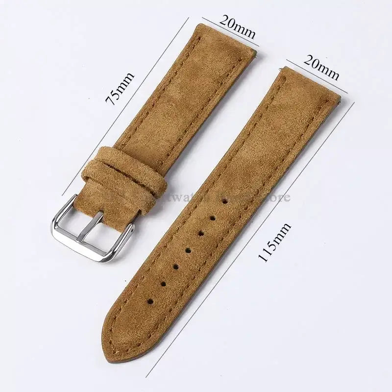 Suede strap measurements — BandsCo Straps
