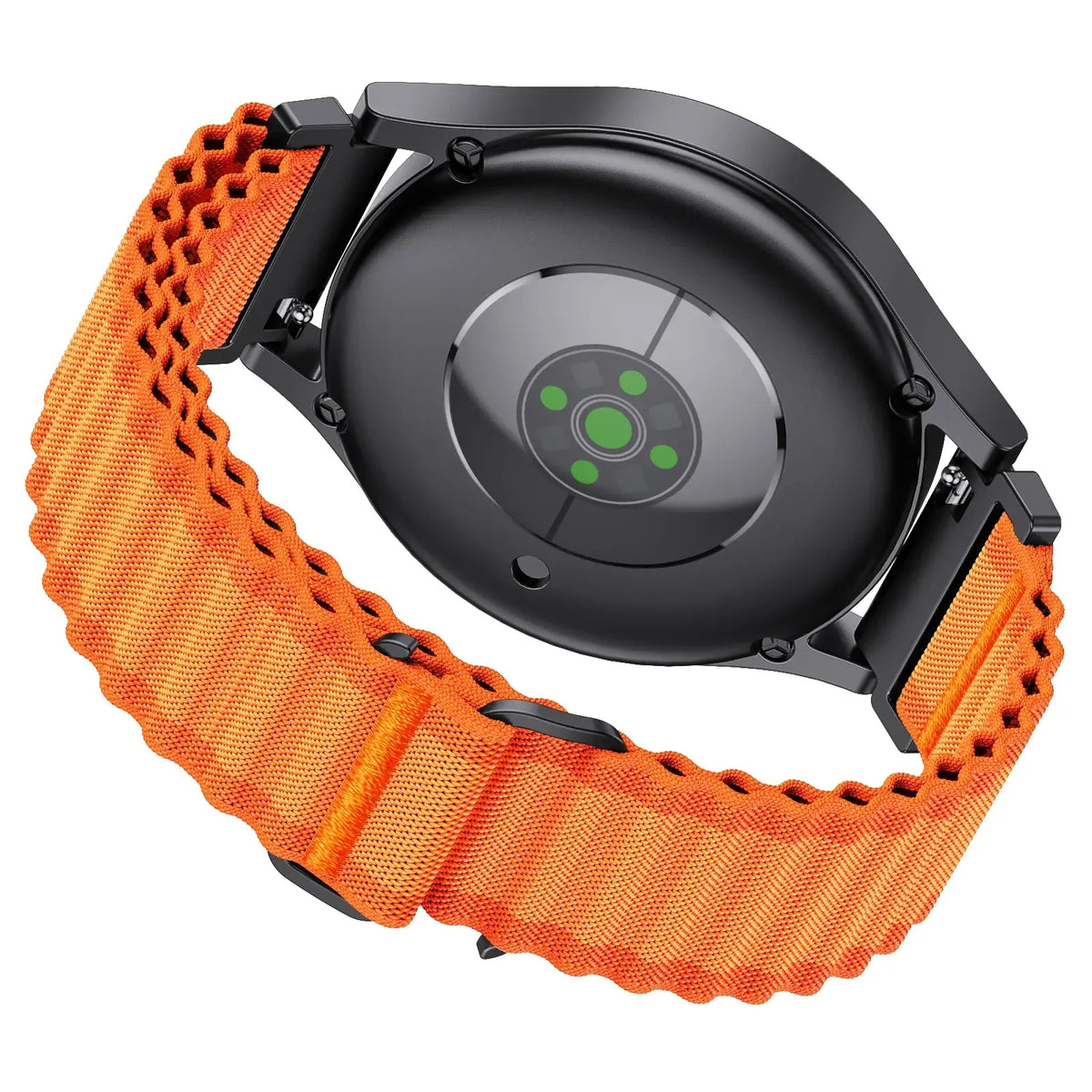 Orange loop attachment detail — BandsCo Straps