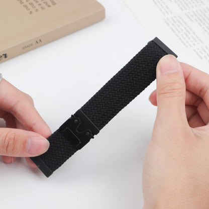 Fitbit Versa 4, Versa 3, Sense 2 and Sense Braided Band, Parachute Clip — band detail