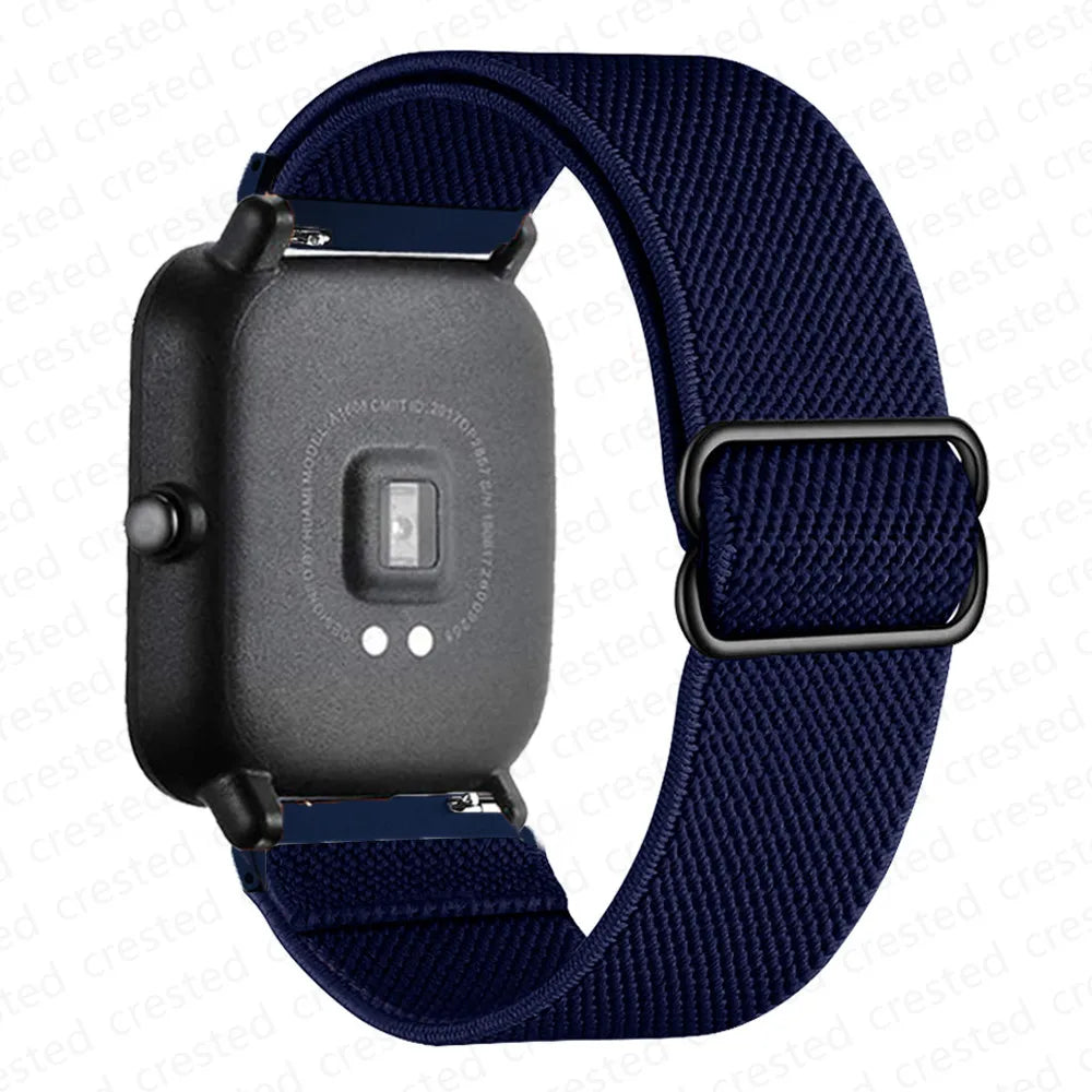 Adjustable Nylon Loop Band for Motorola Moto — Navy Blue