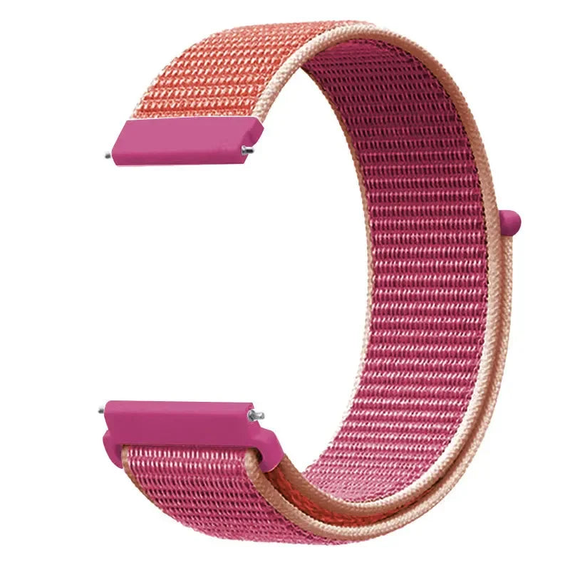 Polar Adjustable Nylon Sport Loop Band – Burgundy / Peach