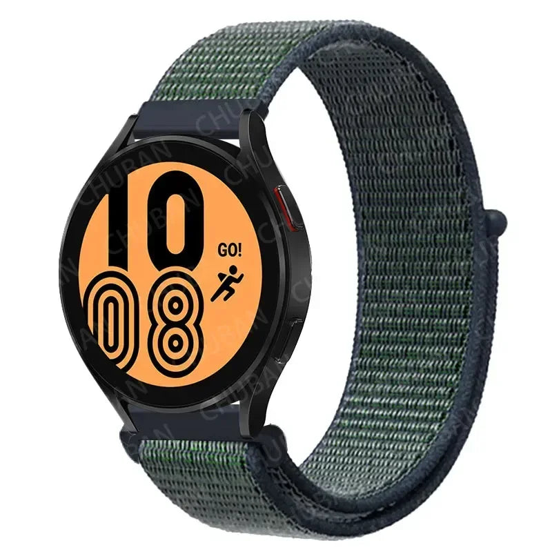COROS Nylon Sport Loop Watch Band in Solid & Mixed Colors - Deep Fog Gray