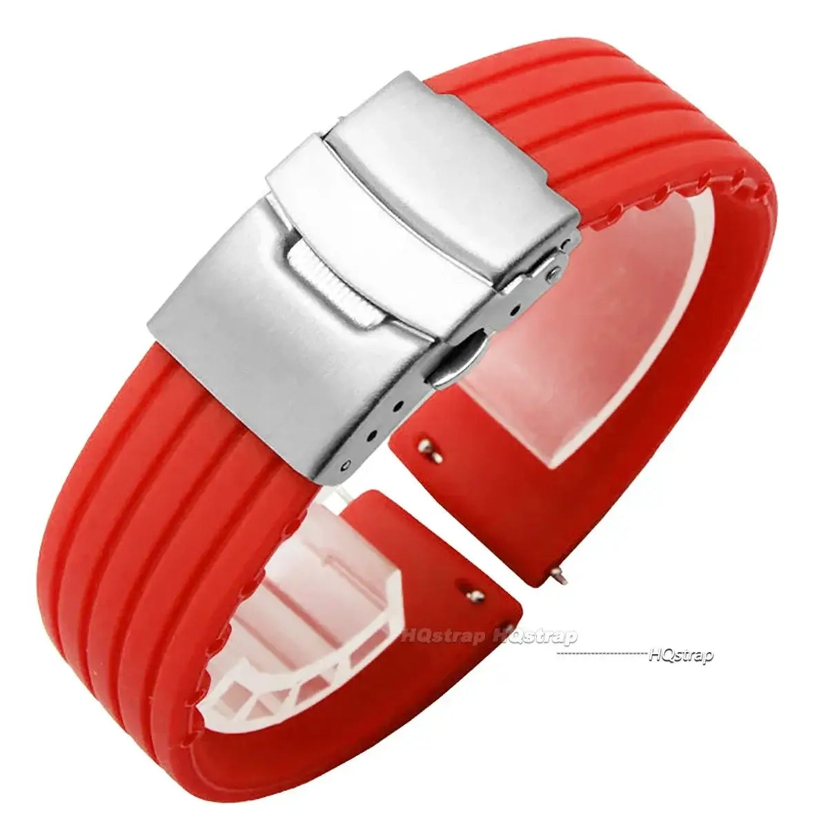Silicone Folding Clasp Band for Amazfit – Red
