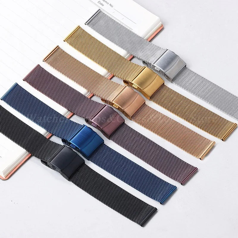 Garmin Thin Milanese Mesh Band in several colors