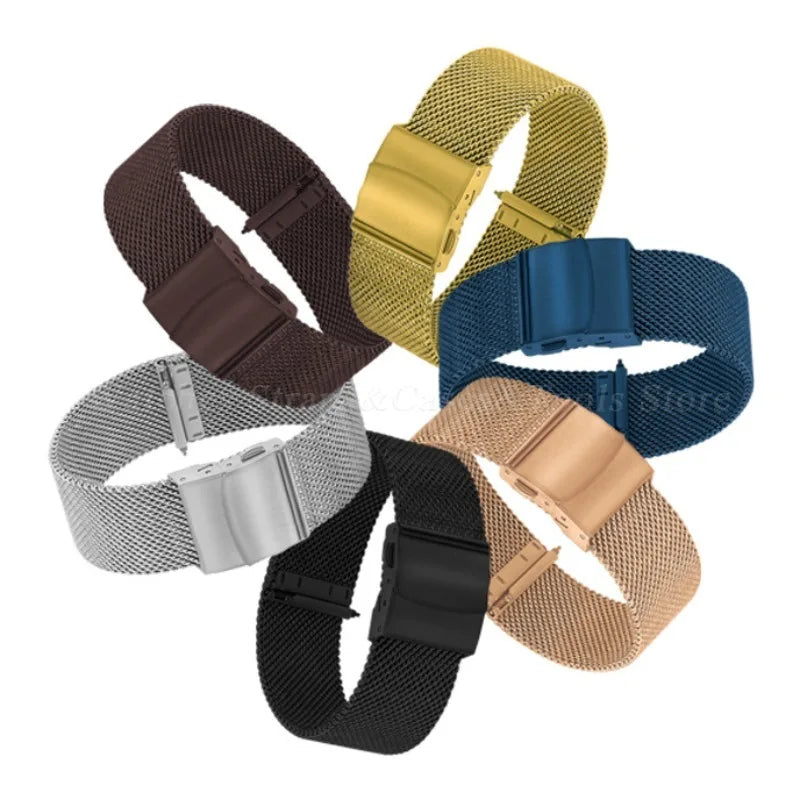 Garmin Thin Milanese Mesh Band in all six colors