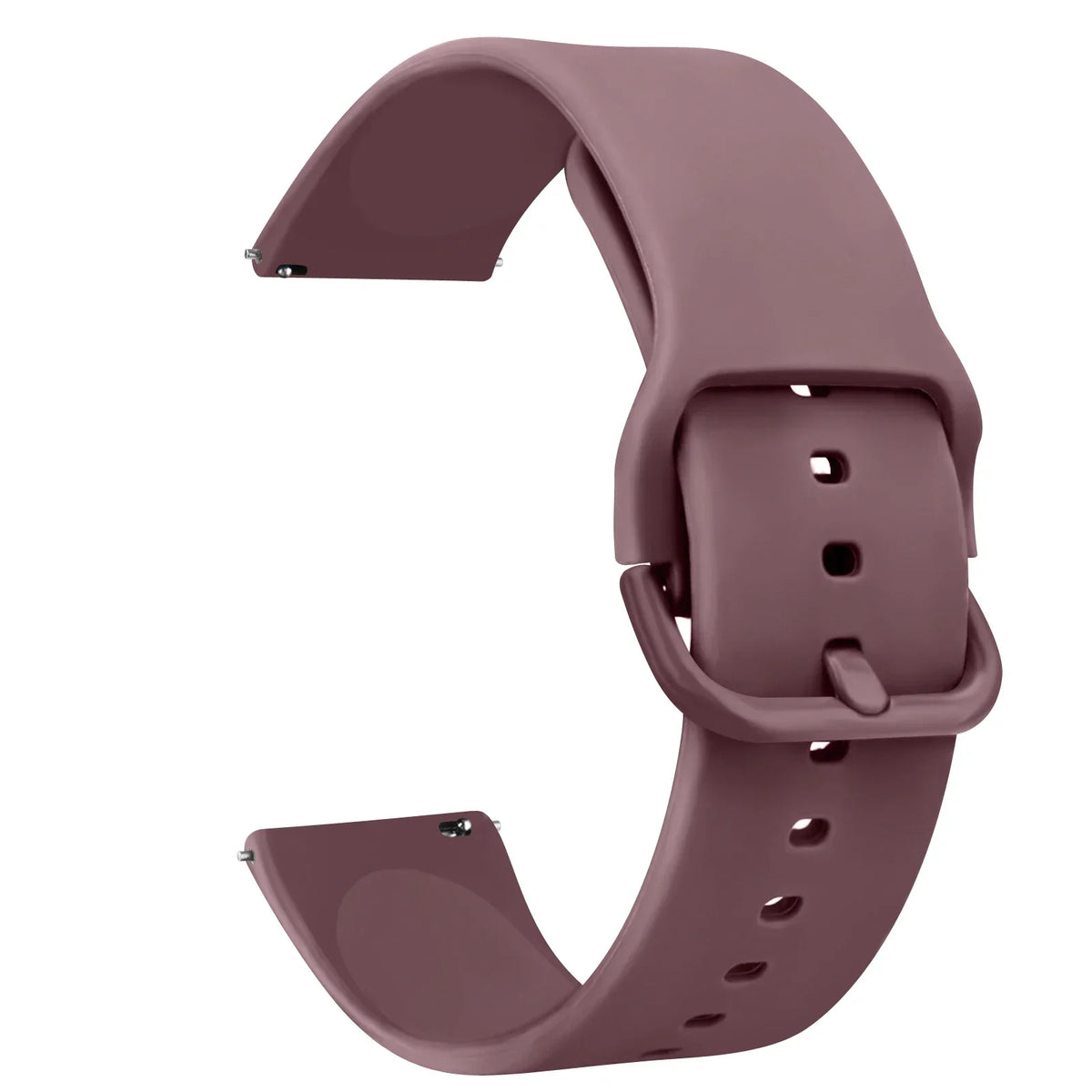 COROS Silicone Watch Band with Matching Buckle - Smoky Mauve