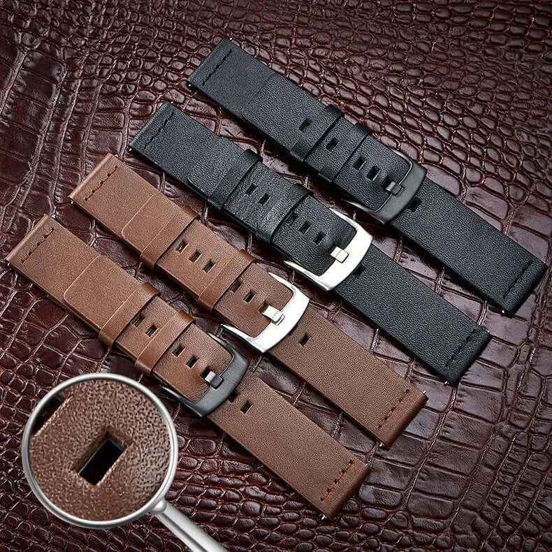 Square adjustment holes and leather colors — BandsCo Straps