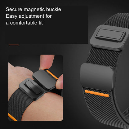 Garmin QuickFit 22/26mm Woven Nylon Band with Magnetic Closure — design detail