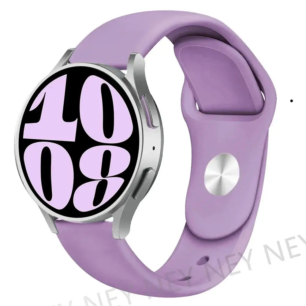 Amazfit Smooth Silicone Pin-and-Tuck Band — Lavender