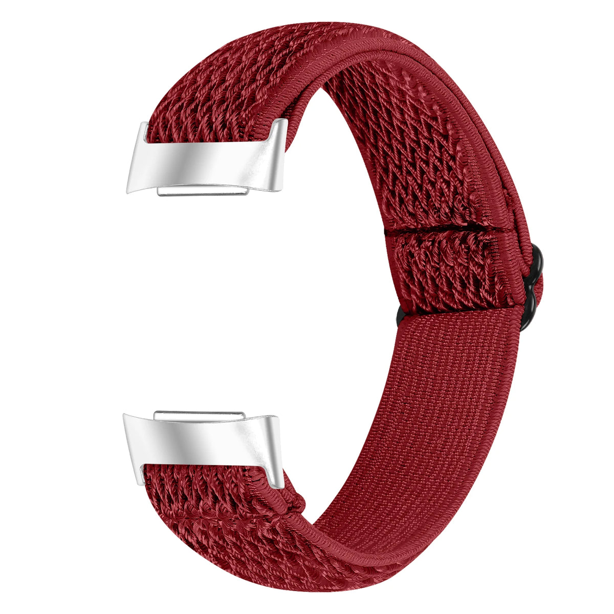 Fitbit Charge 5/6 Adjustable Stretch Nylon Band - Burgundy