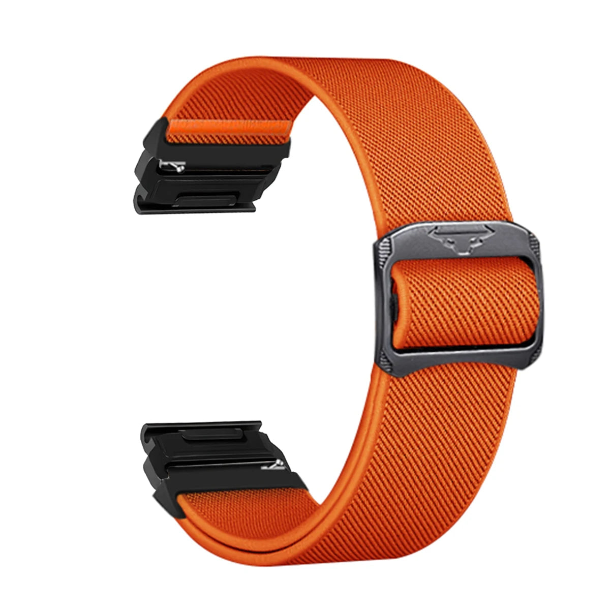 Garmin QuickFit Nylon Band - Clasp and Slider Styles orange nylon slider-loop strap