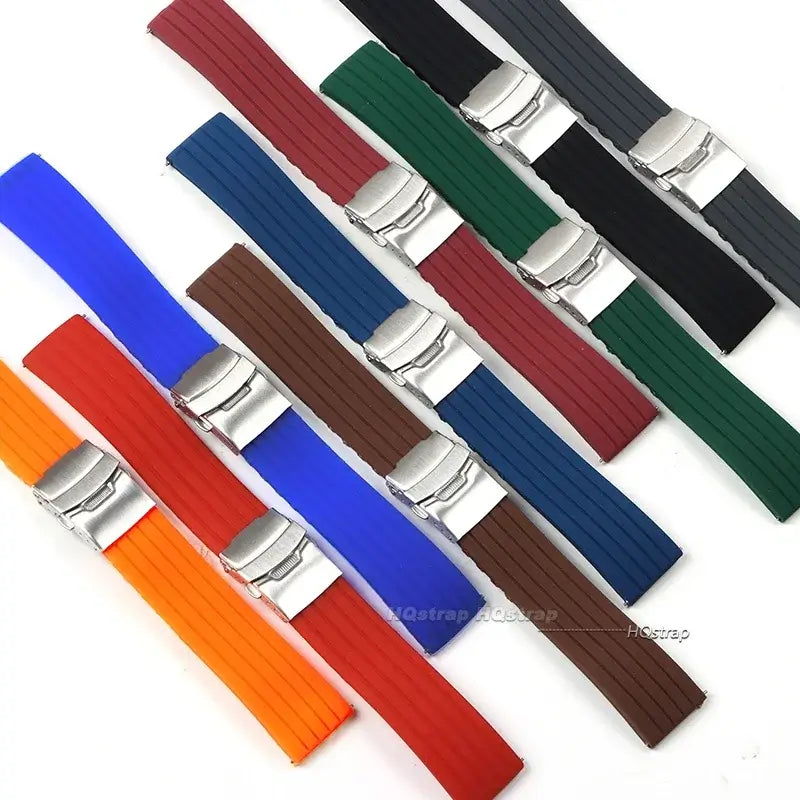 Silicone Folding Clasp Band for Amazfit – grooved strap colors