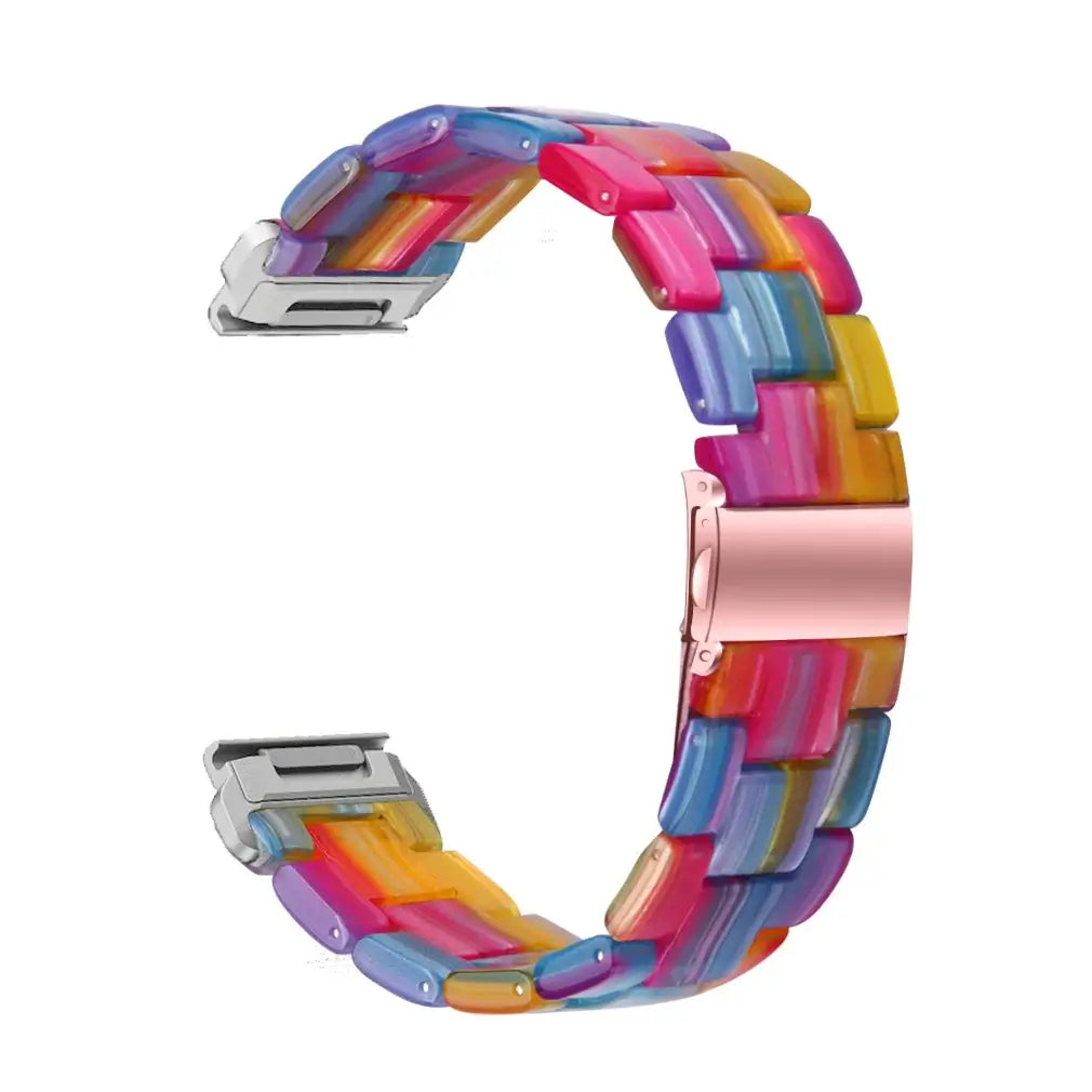 Garmin QuickFit Resin Bracelet Band in Bright Multicolor