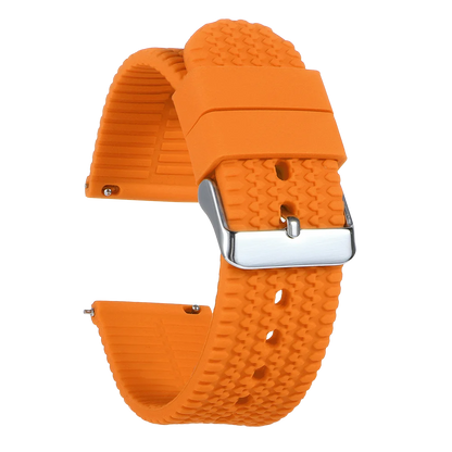 Garmin Tread Pattern Silicone Band in Orange