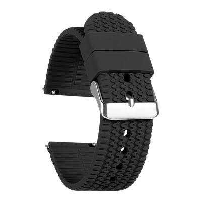 Garmin Tread Pattern Silicone Band in Black