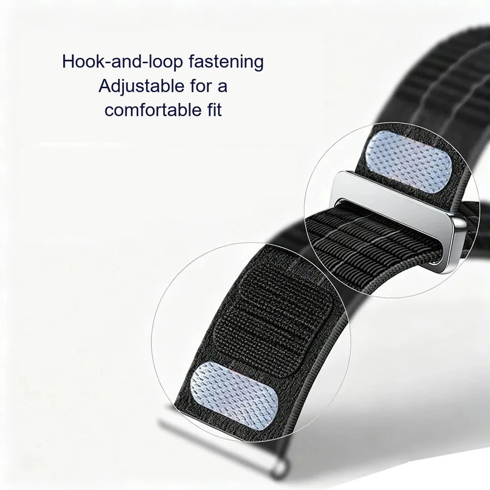 Garmin 18/20/22mm Quick Release Nylon Band with Slider — band detail