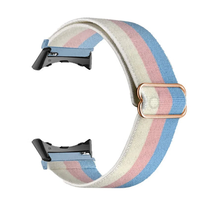 Blue / Pink / Yellow Google Pixel Watch 5, 4 and 3 41mm Elastic Nylon Band, 31 Patterns